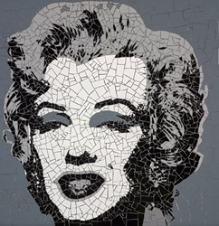 Marilyn by David Arnott - Original Mosaic sized 24x24 inches. Available from Whitewall Galleries